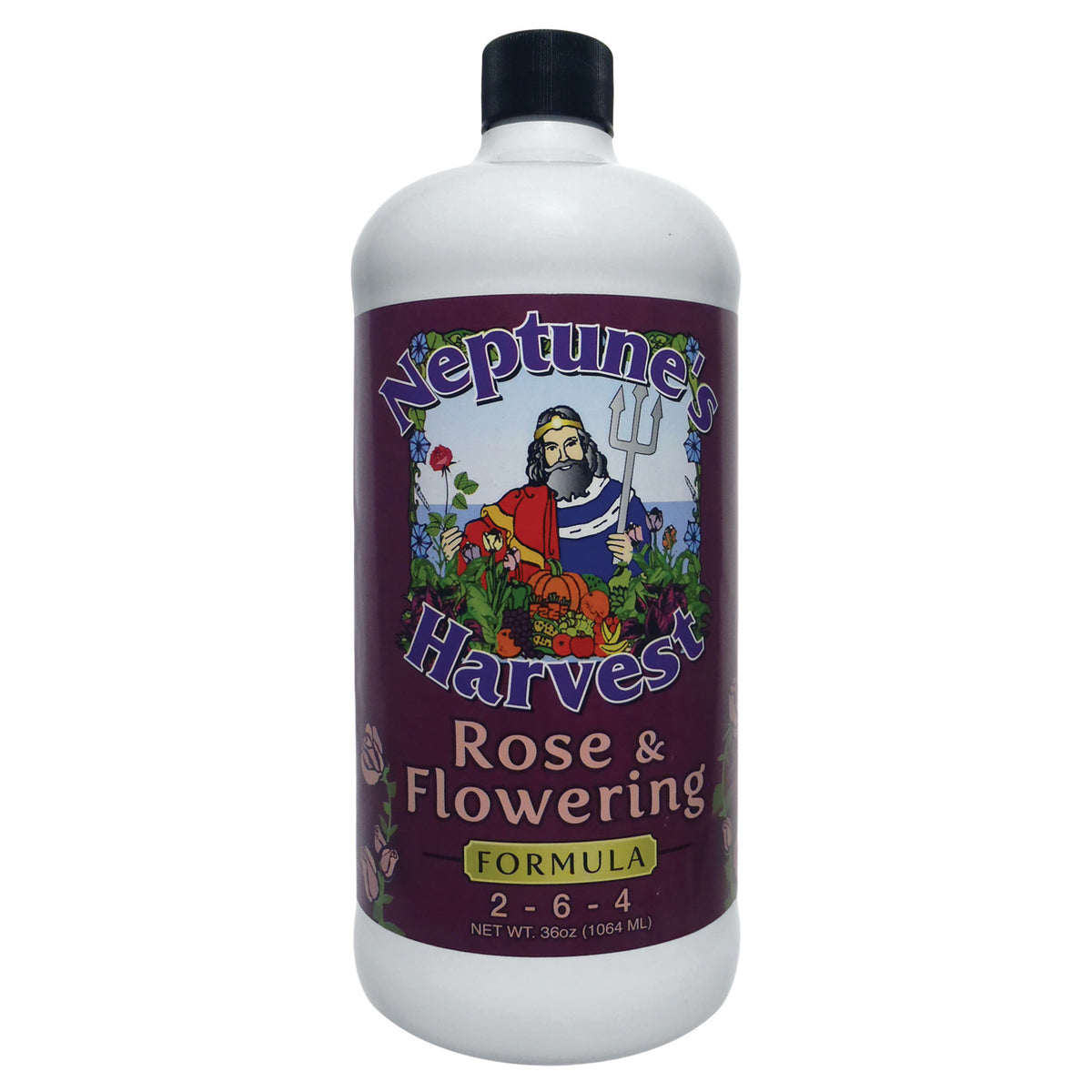 Neptune's Harvest® Rose & Flowering Formula 2-6-4, Concentrate, 36 Oz