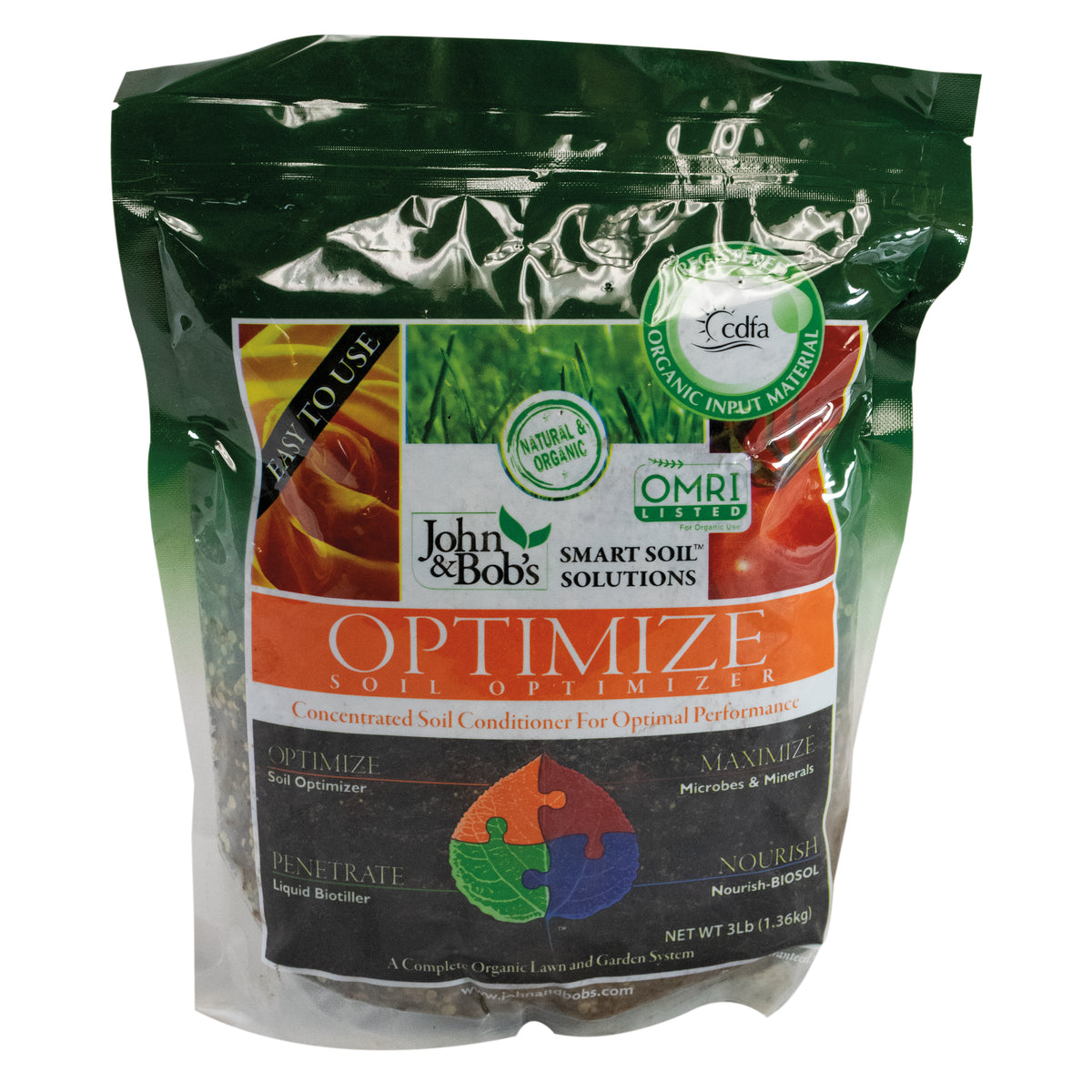 John & Bob's OPTIMIZE Soil Optimizer, 3 Lb.