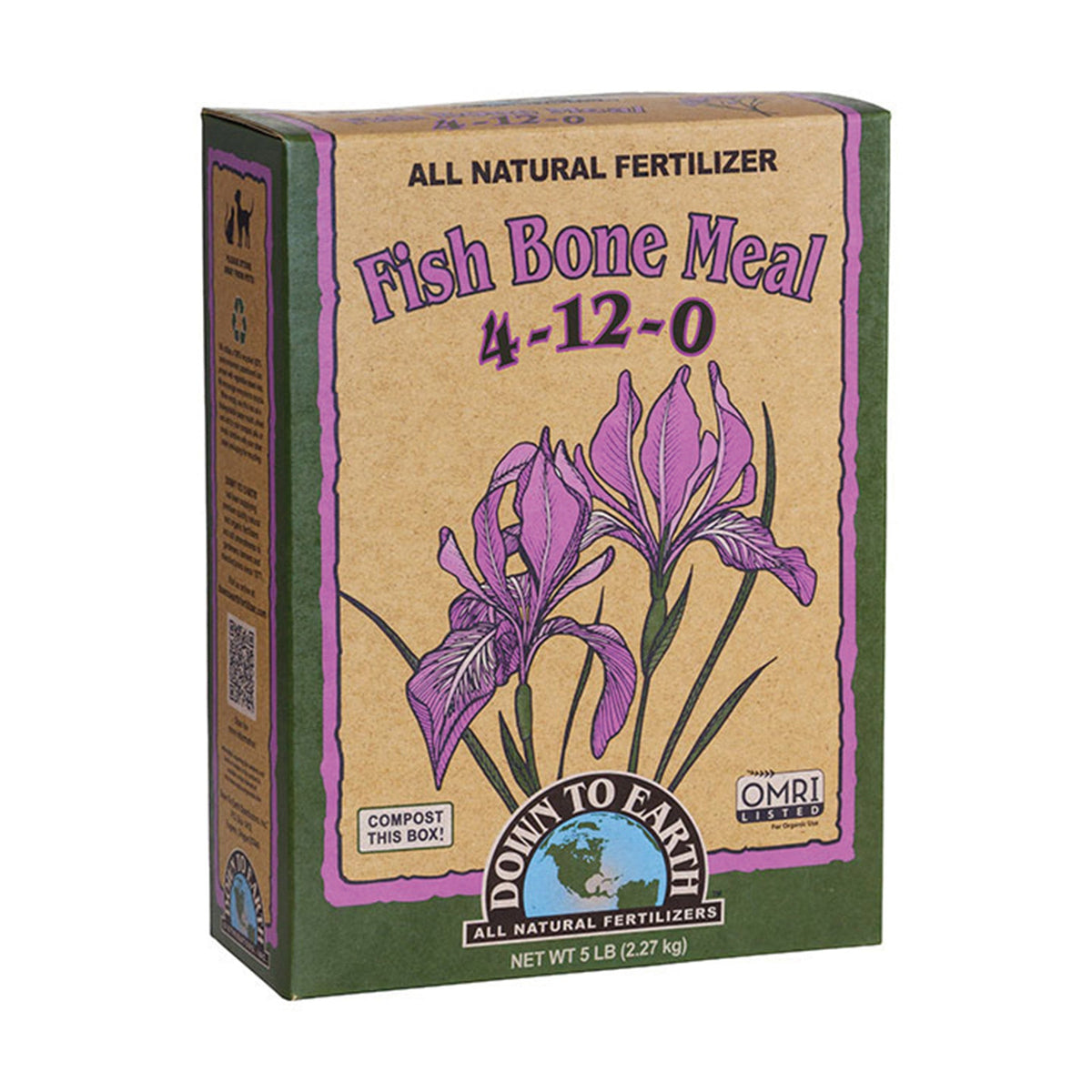 Down To Earth™ Fish Bone Meal 4-12-0, 1 Lb